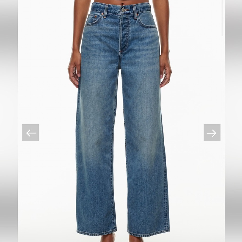 Denim Forum Aaliyah Hi Rise Wide Jeans 👖 💙